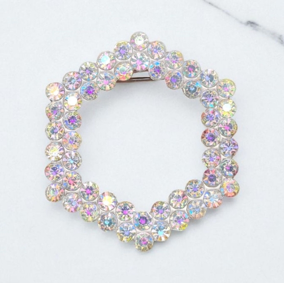 Vintage Jewelry - 💎 Stunning Vintage Ab Crystal Brooch